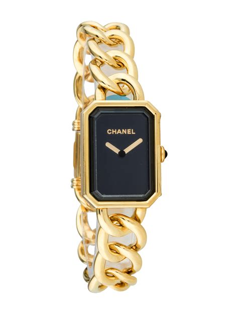 chanel premiere gold watch|Chanel premiere watch price.